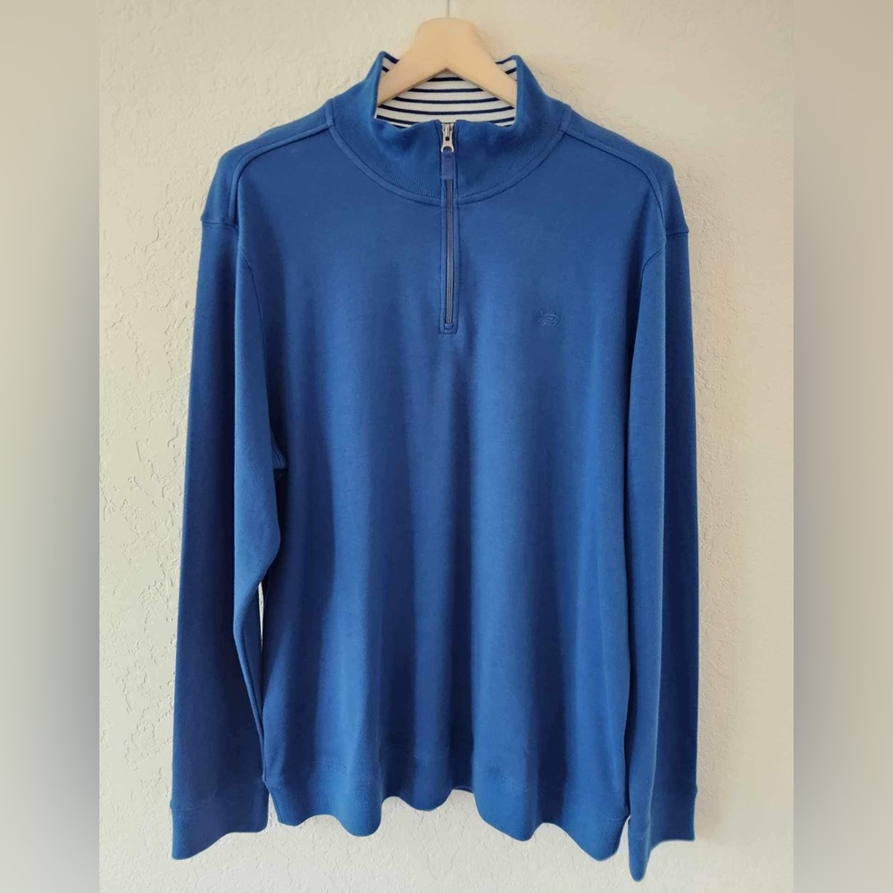 Southern Tide 1/4 Zip Long Sleeve Pullover Size XL